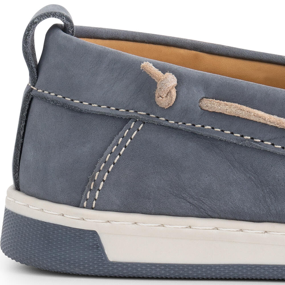 Falmouth Donna - Scarpe da barca - Nabuk - Blu 5/7