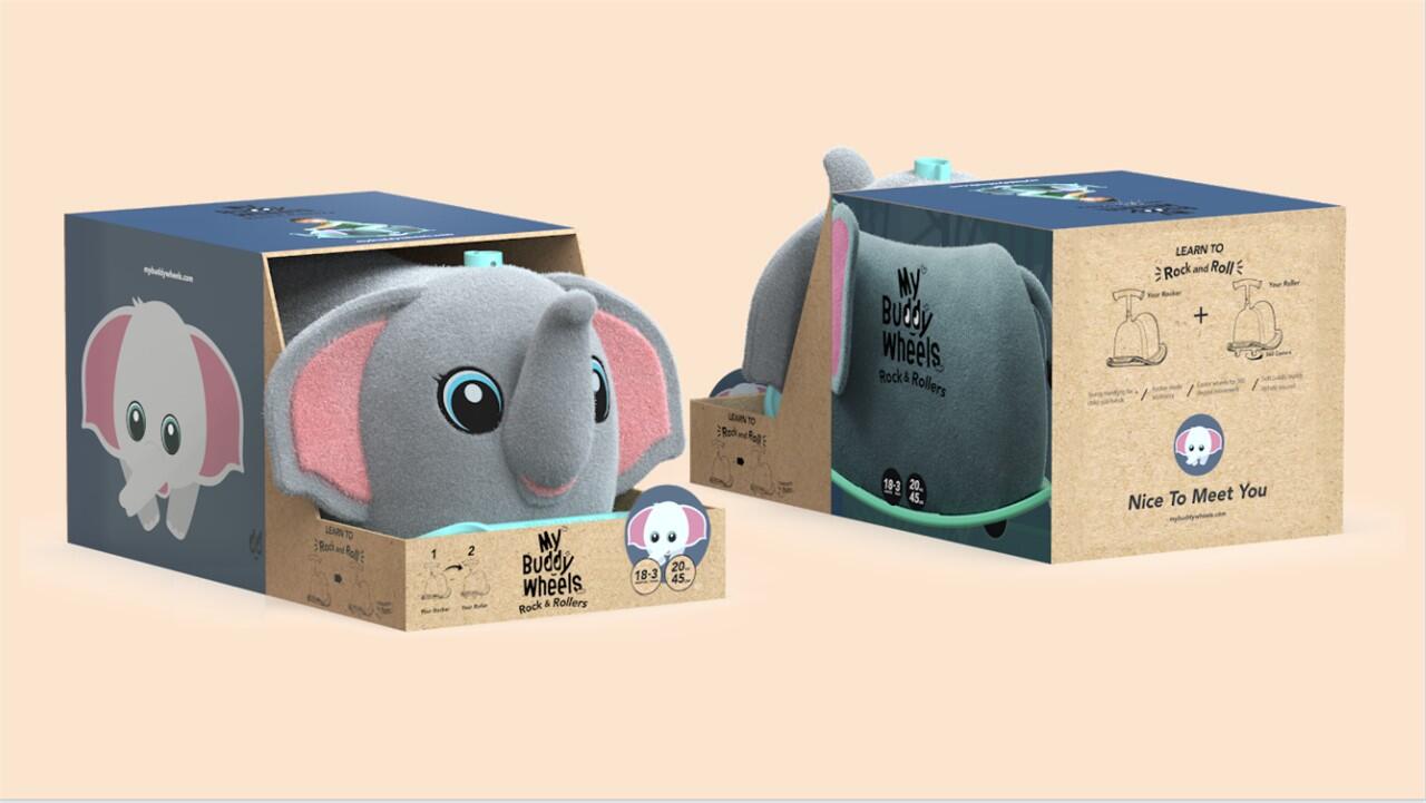 ELEFANTE ROCKER WALKER YVOLUTION CRIANÇAS UNISSEX 3/6