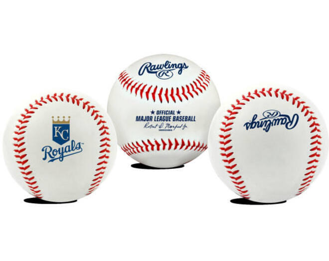 RAWLINGS Réplica de bola de basebol Rawlings MLB da equipa Royals