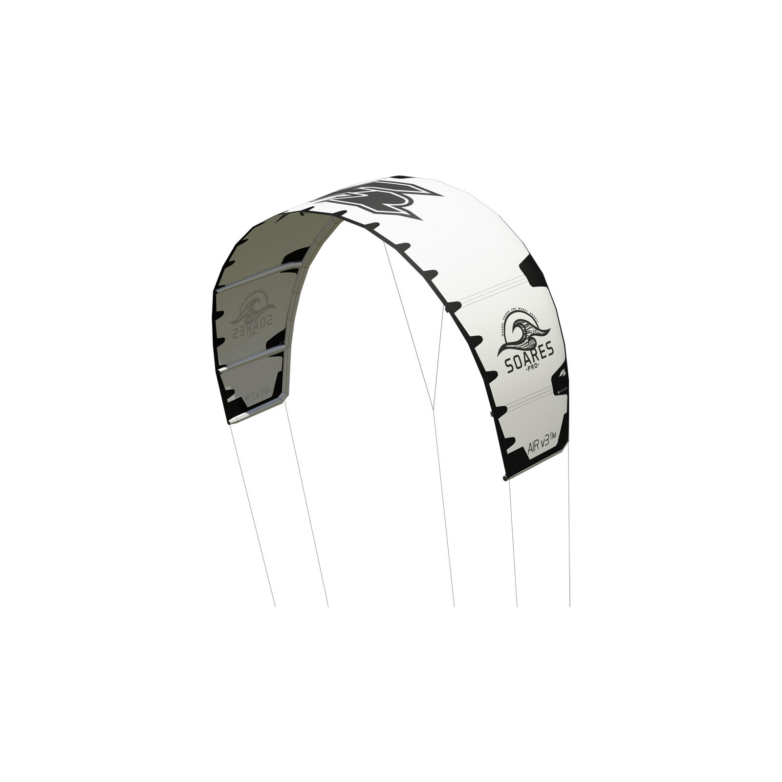 F2  Kite Soares Pro  9 qm Weiss 3/3