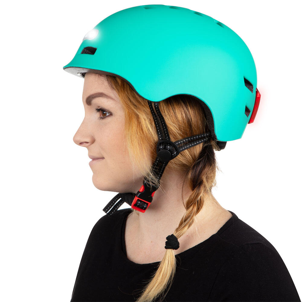 Kask ochronny BLUETOUCH z LED 3/4