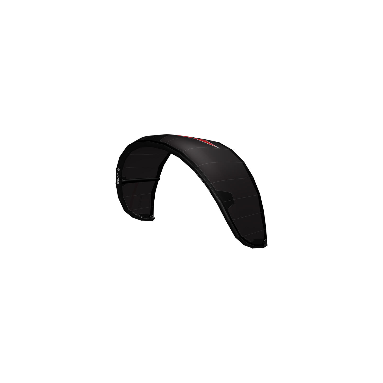F2  Kite Sunset V1 7 qm Schwarz 3/3