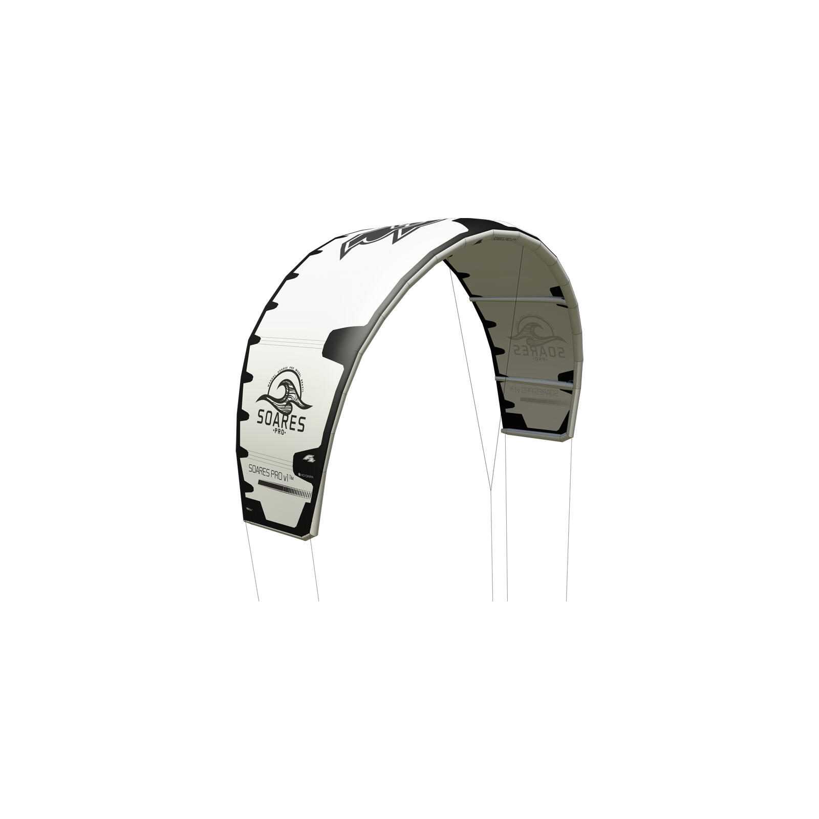 F2  Kite Soares Pro  9 qm Weiss 2/3