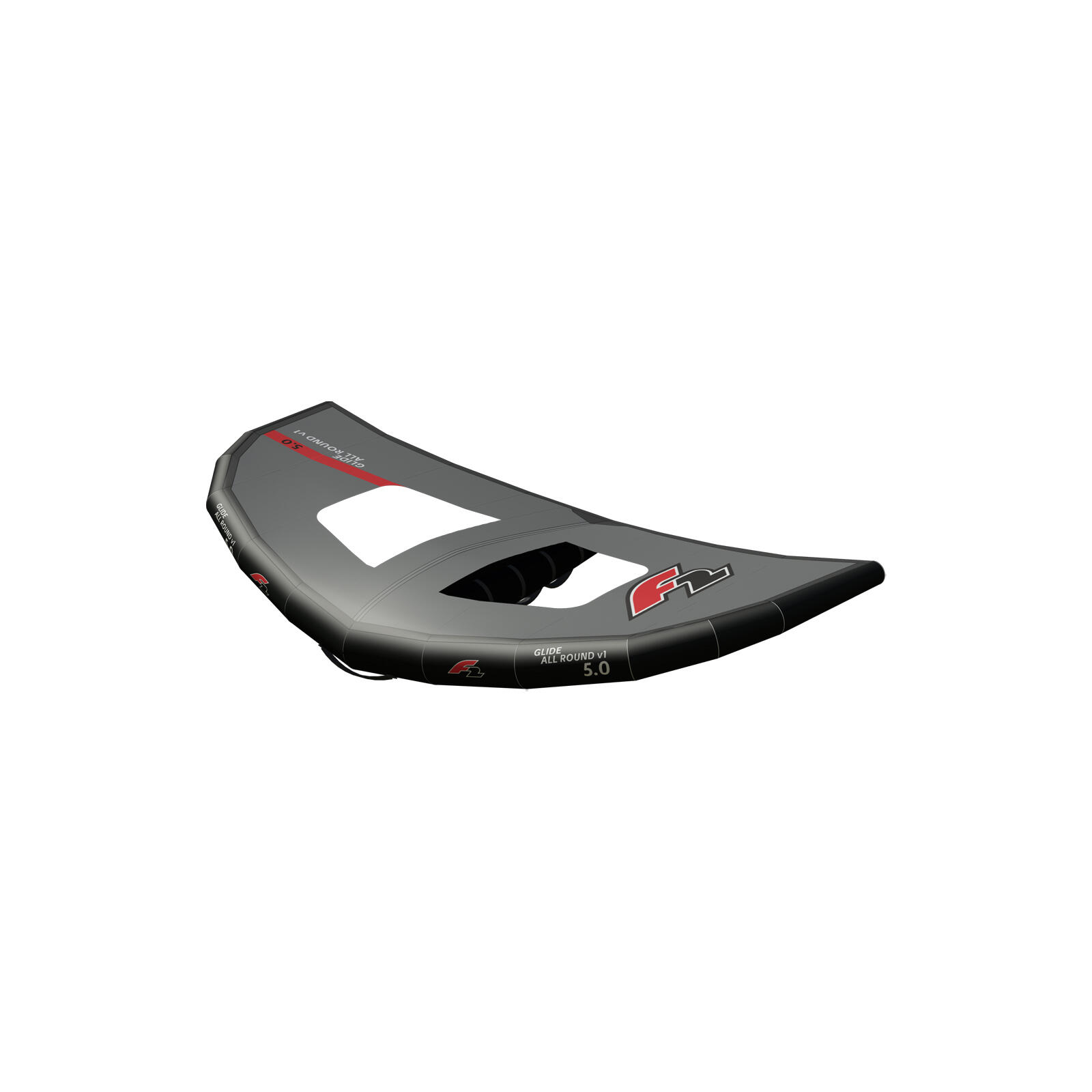 F2 F2  Wing Glide Allround Wing  5 qm Schwarz/Grau 2024/25