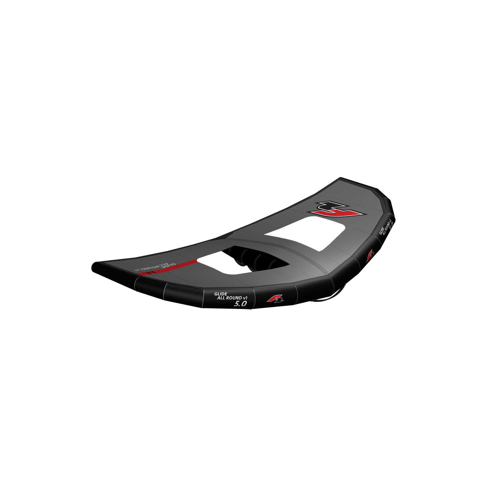 F2  Wing Glide Allround Wing  3 qm Schwarz/Grau 2/3