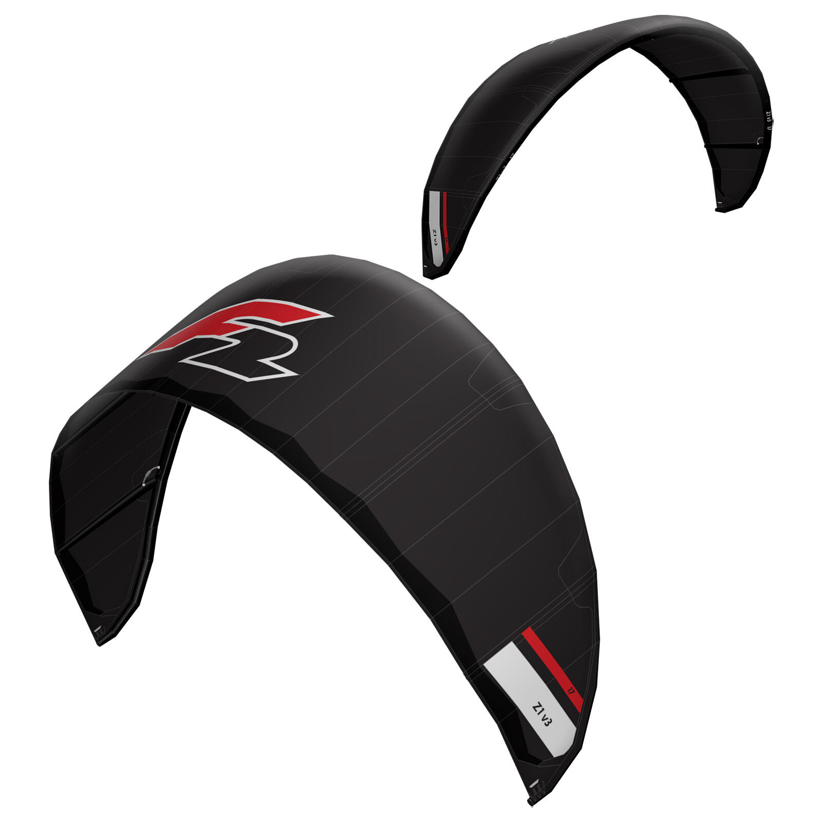 F2  Kite Z1 V3 17 qm Schwarz 1/3