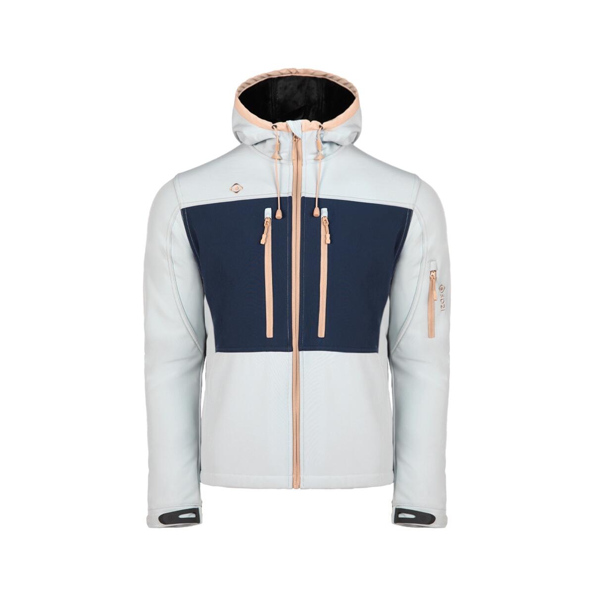 Izas - Izas Konka Veste Softshell De Montagne Et De Trekking Pour Hommes Konka - Softshell - Bleu - Petit - Decathlon