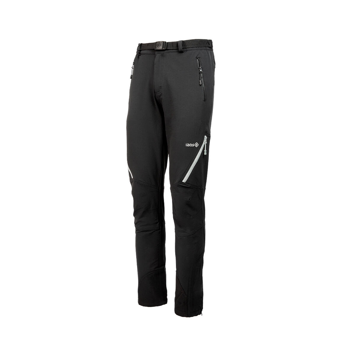 Izas - Izas Pantalon Technique Agon M Regular Fit Avec Renforts Et Poches Multi - - Pantalons - Gris|noir - Petit - Decathlon