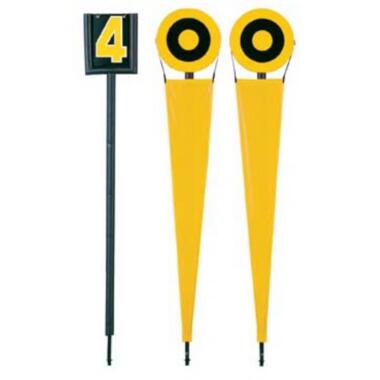 Markwort - Scholastic Down Mark & Chain Set (ls100, Youth) - Bouclier De Plaquage - Jaune|noir - Youth - Decathlon