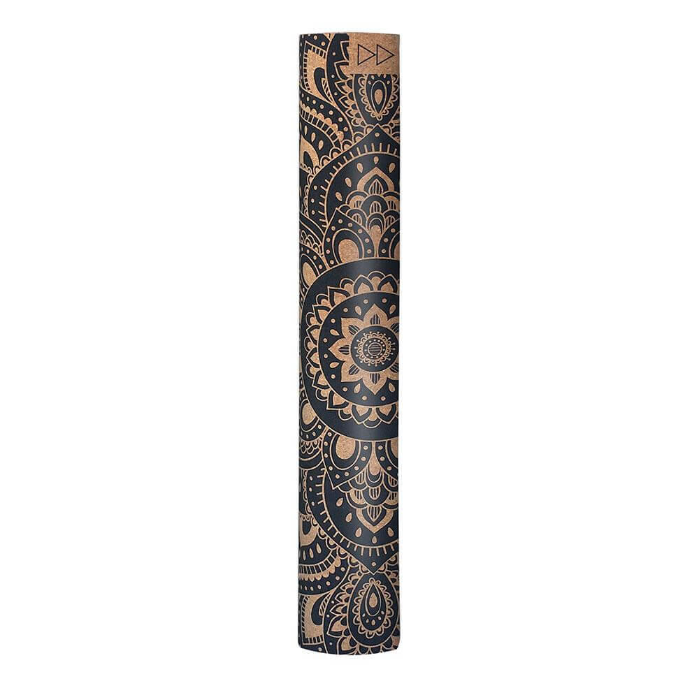 Esterilla de yoga de corcho de 3,5 mm de Yoga Design Lab - Mandala Black 3/6