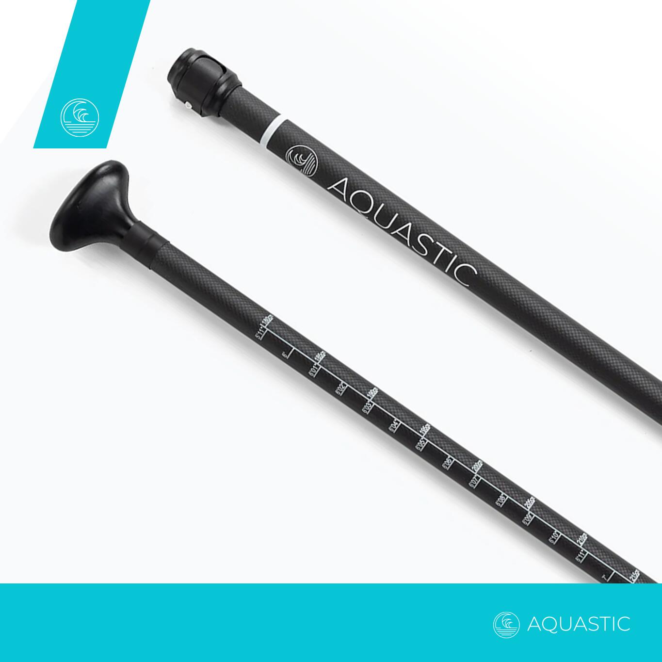 Pagaie SUP 3 pièces AQUASTIC SUP Fibre + Carbone 4/6