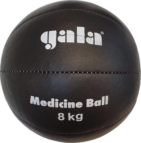 Medicine Ball - Medicijn bal - 8 kg - Zwart Leer 1/1
