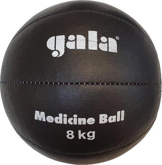 Medicine Ball - Medicijn bal - 8 kg - Zwart Leer