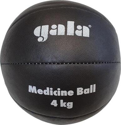 Medizinball - 3 kg - Schwarzes Leder