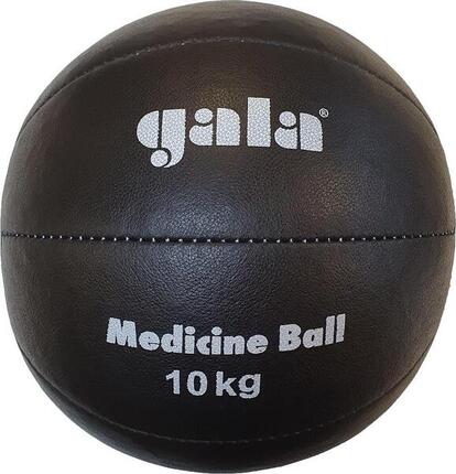 Medicine Ball - Medicijn bal - 10 kg - Zwart Leer