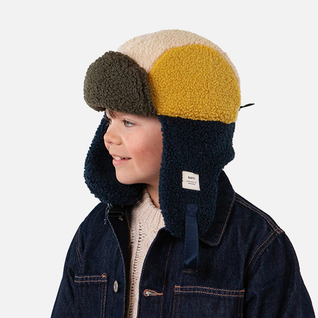 Bonnets et Bandeaux enfant Chapka BARTS Shonite-Jaune 3/4