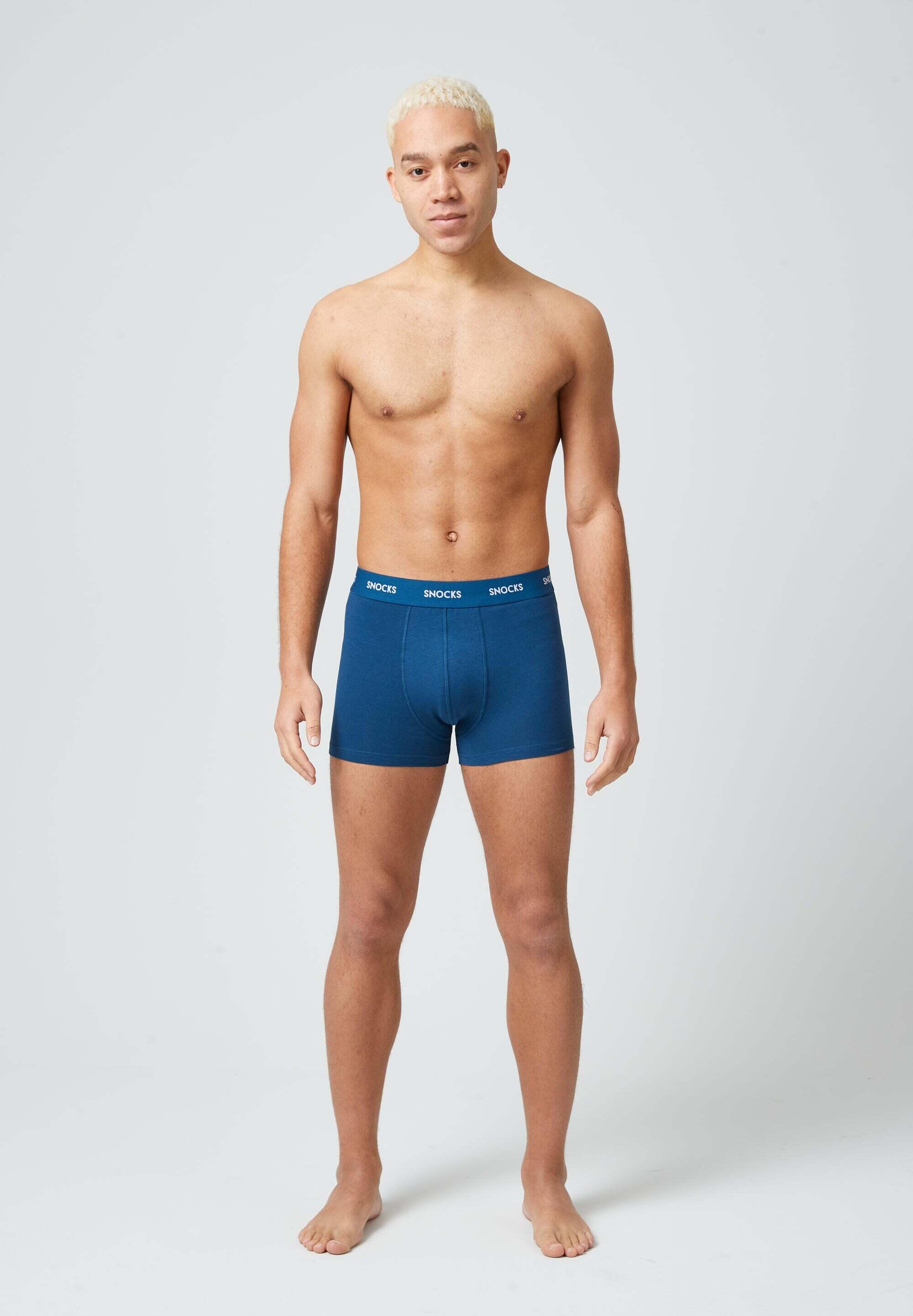 BOXERSHORTS MIT FARBIGEM BUND AUS BIO-BAUMWOLLE 3/7