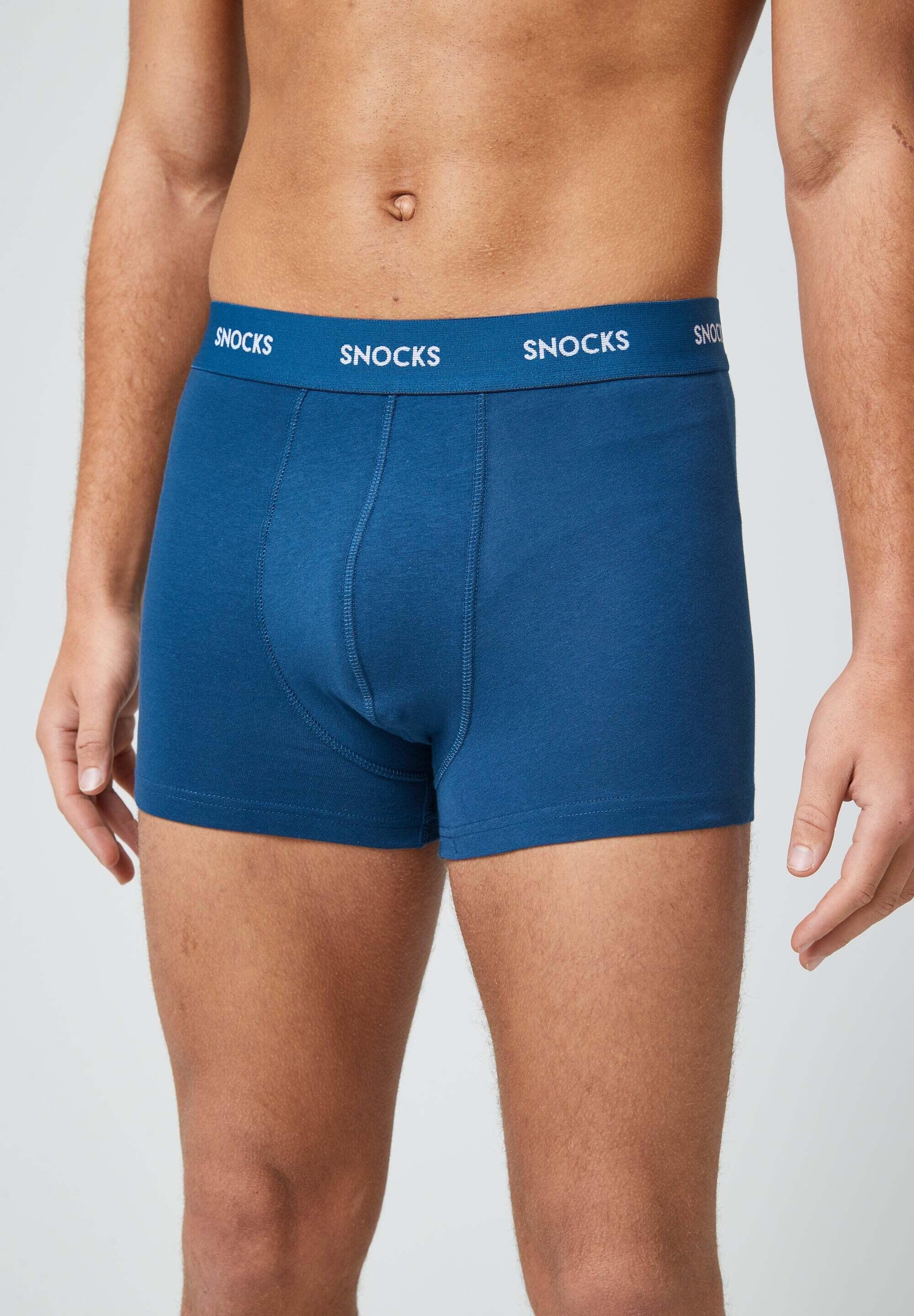 BOXERSHORTS MIT FARBIGEM BUND AUS BIO-BAUMWOLLE 2/7