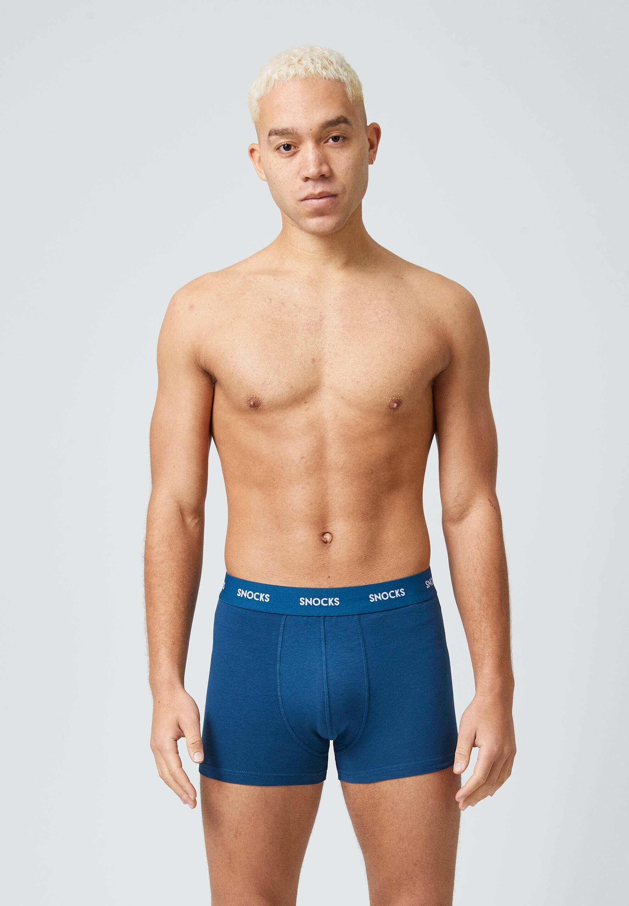 BOXERSHORTS MIT FARBIGEM BUND AUS BIO-BAUMWOLLE 4/7