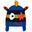 Bonnet BARTS Monster JR - Bleu