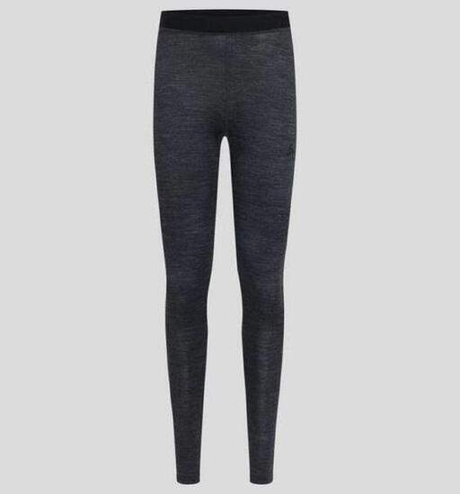 Lange Tights Odlo Performance Wool 150 Grau