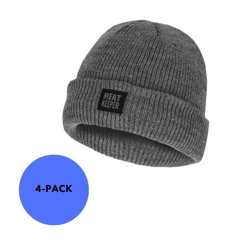 Heatkeeper - Thermo Hat Enfants - Gris - 4 Pièces