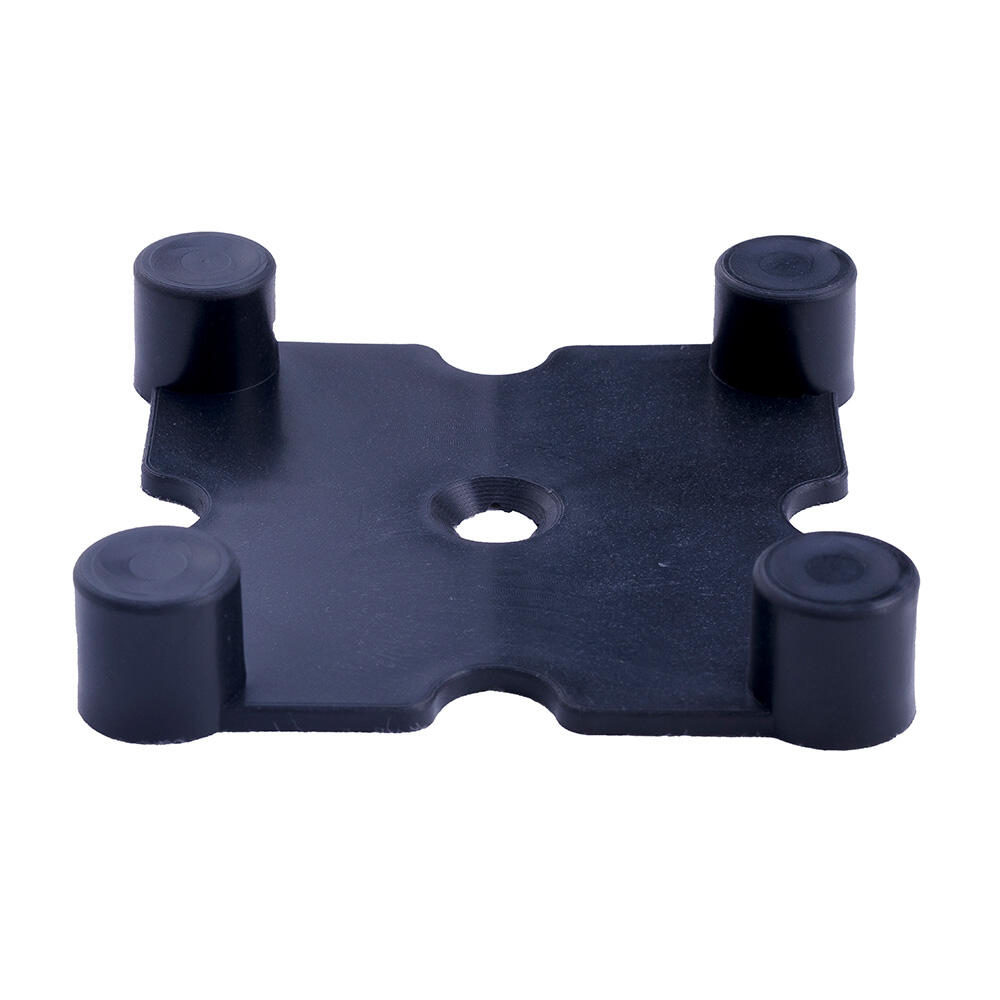 Sports floor connector - black - square