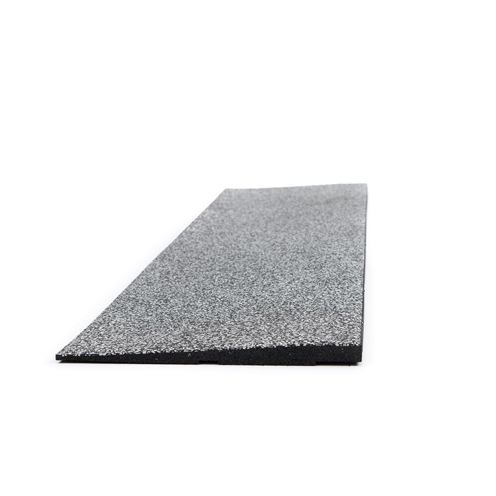 Rubber rand sportvloer 'GRANITE' - 100x25 cm - 20 mm 4/7