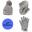 Thermoset dames - Handschoenen/Muts/Nekwarmer - Grijs - 4x Set
