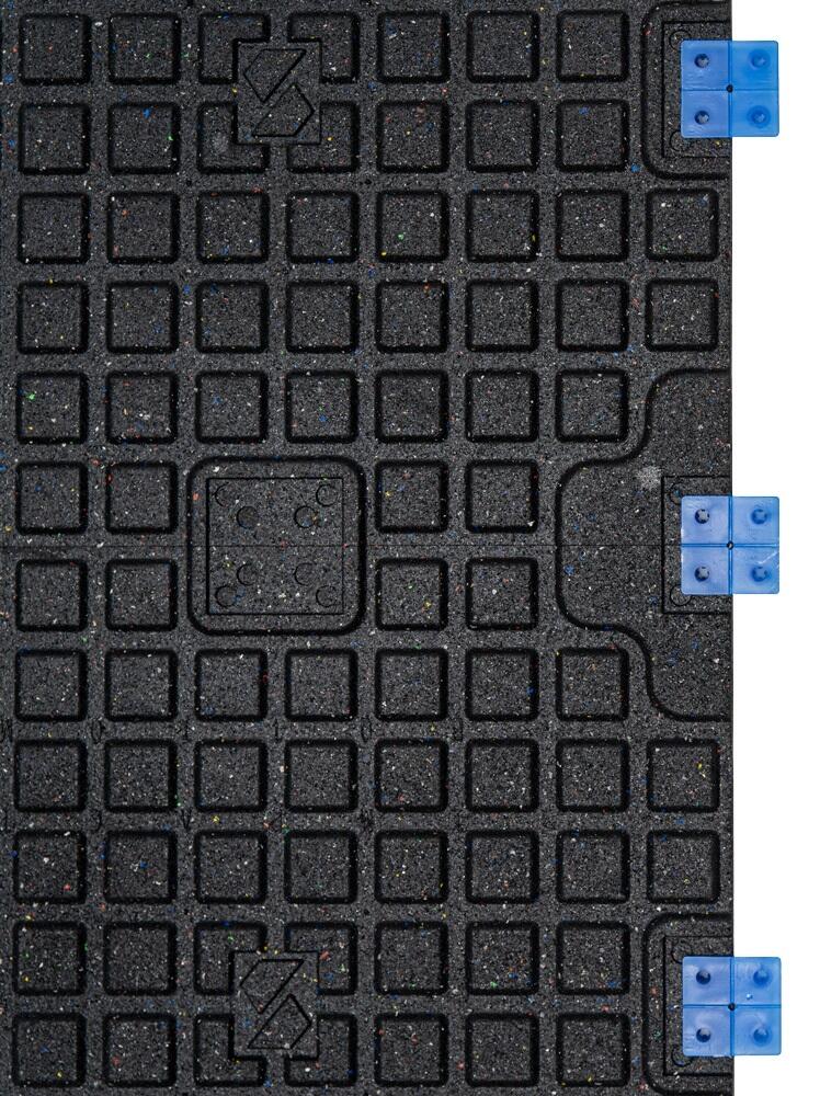 Sportvloer Connector set van 16 - STONE - FIFTEEN 5/5