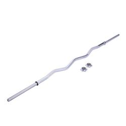 Barre de curling - 7 kg avec fermetures - 150 cm - 28 mm