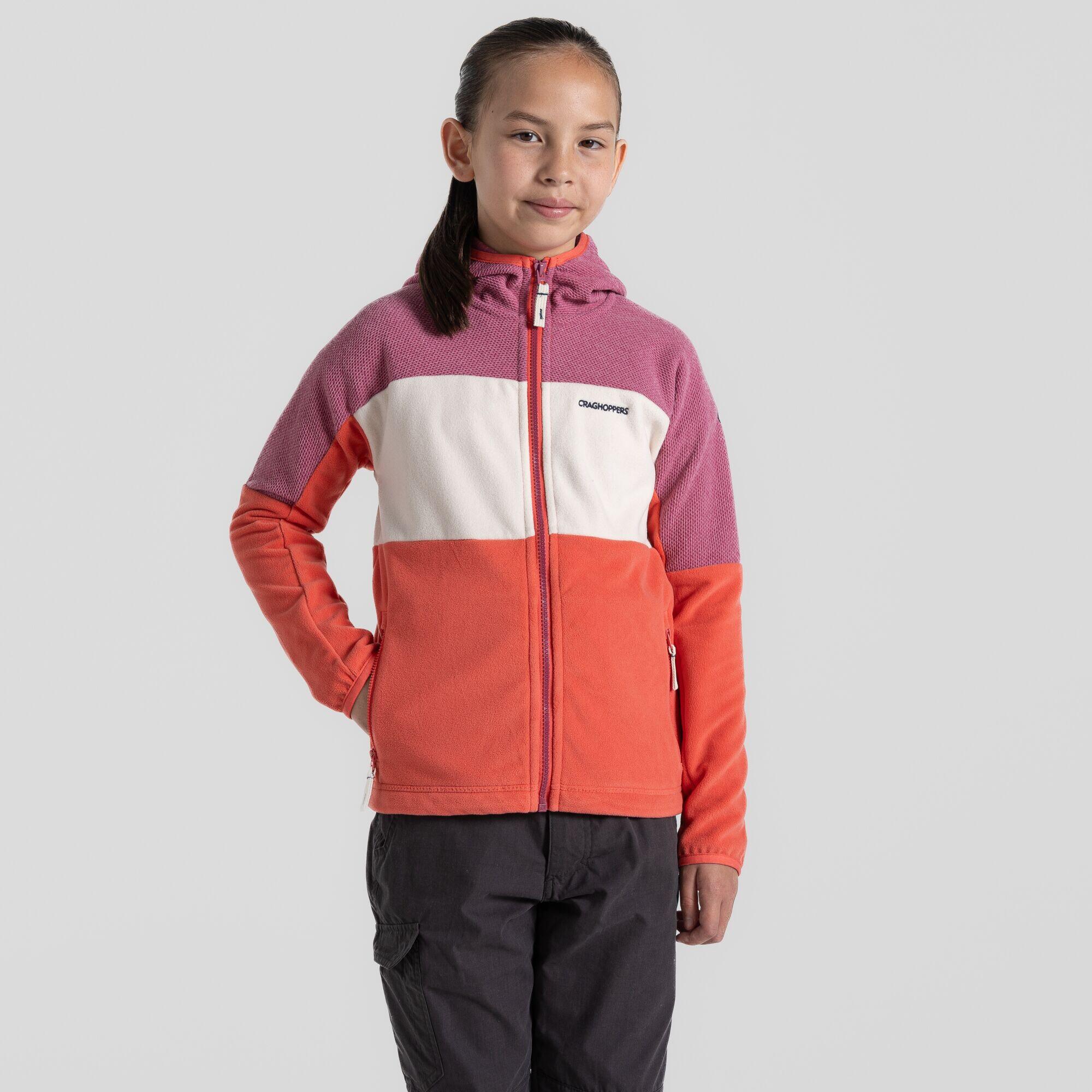 CRAGHOPPERS Kids Bindloe Hooded Fleece Jacket 
