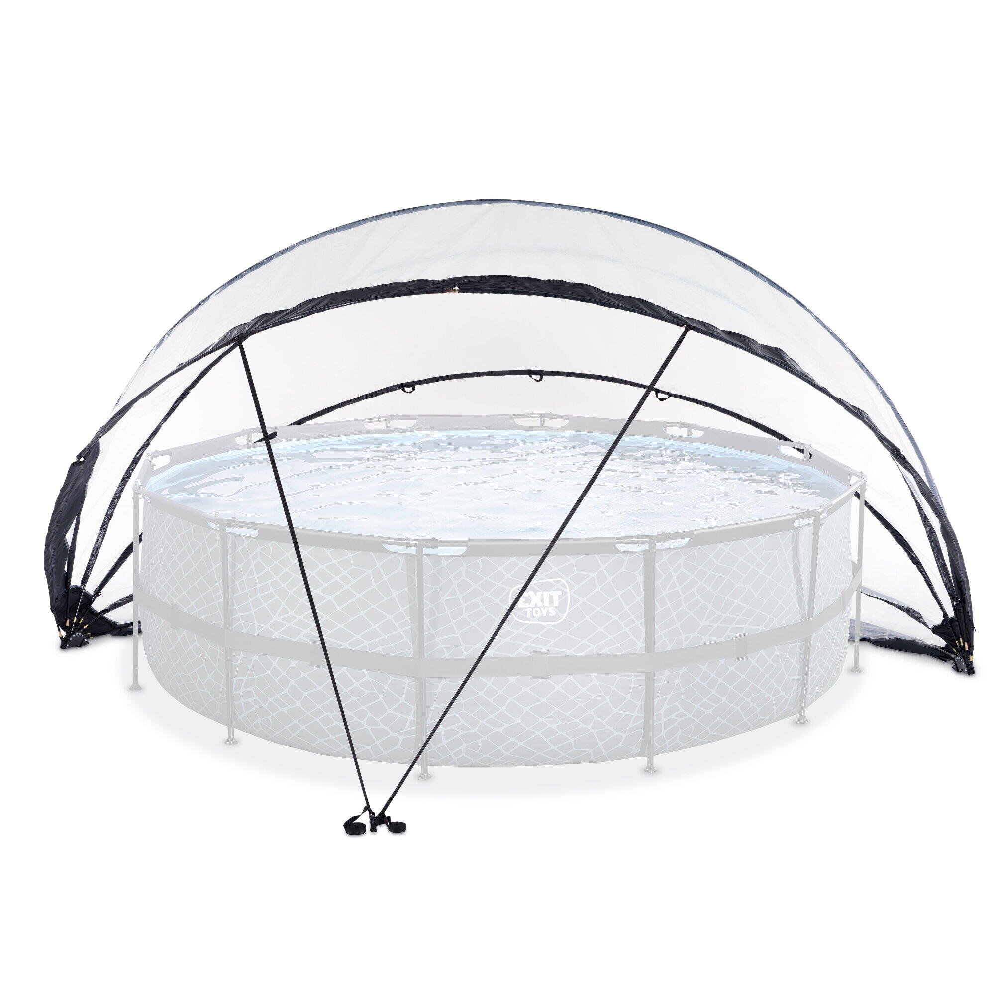 Exit Toys - Ground Dome 18 Ft - Bâche Piscine - Incolore - 55 Cm - Decathlon