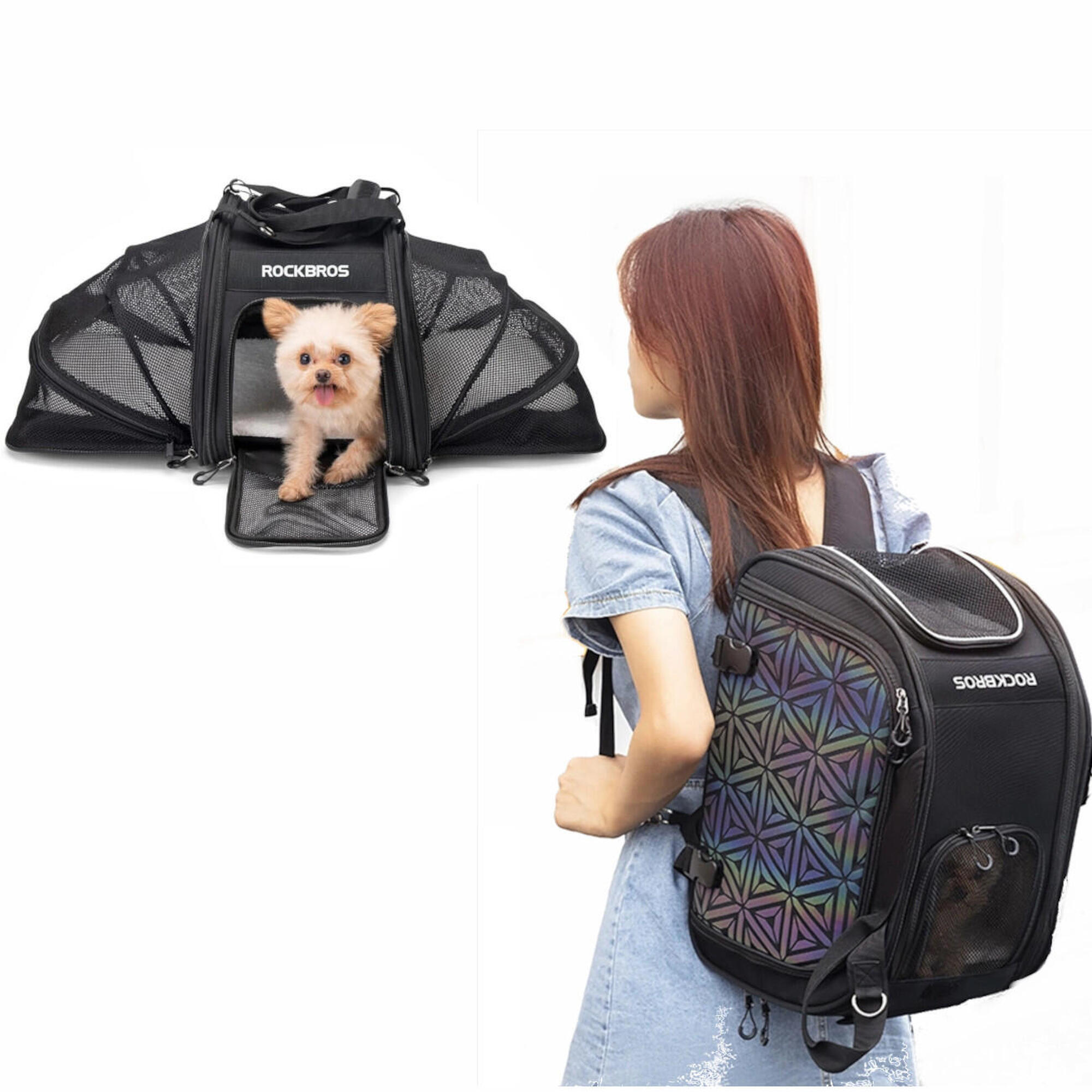 ROCKBROS Přepravní taška na kolo Rockbros pro kočky a psy
