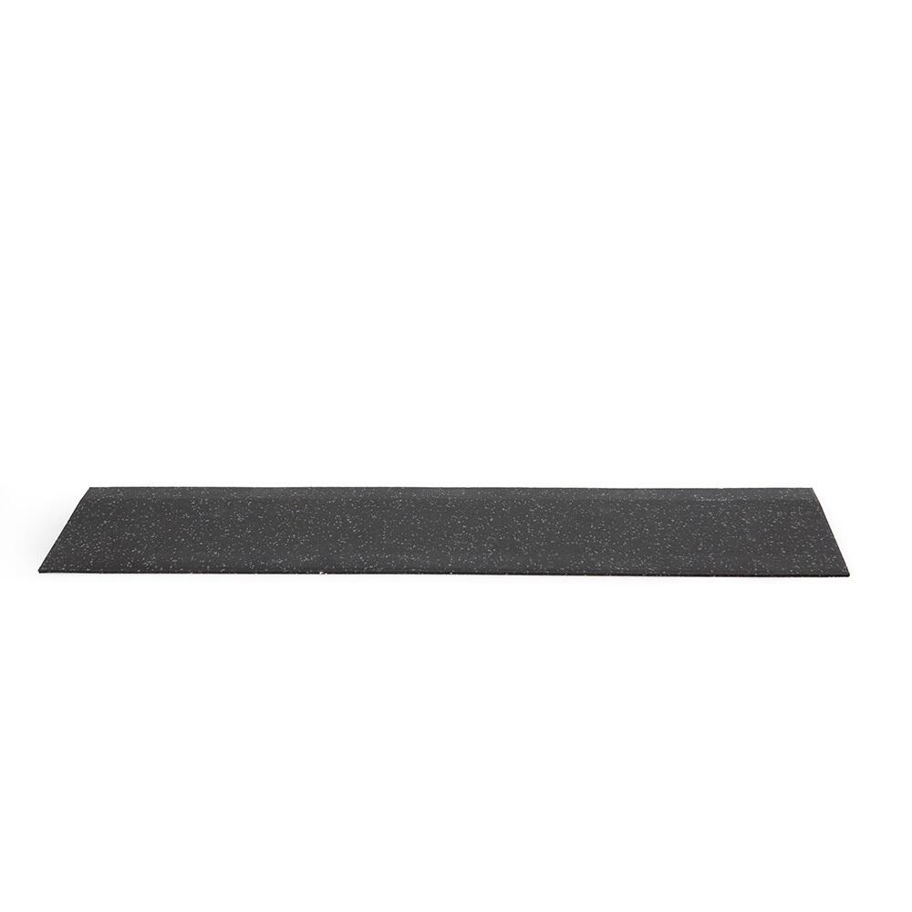 Rubber rand sportvloer 'FIFTEEN' - 100x25 cm - 20 mm - Donkergrijs / Zwart 3/7