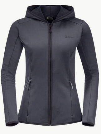 JACK WOLFSKIN Fleecejacke BAISELBERG HOODED FZ W