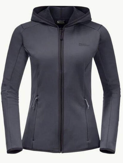 JACK WOLFSKIN Fleecejacke BAISELBERG HOODED FZ W