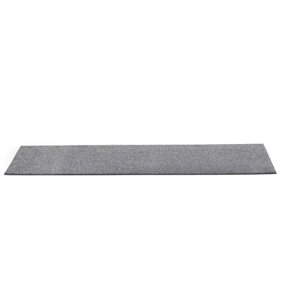 Rubber rand sportvloer 'STONE' - 100x25 cm - 20 mm - Middengrijs 2/7