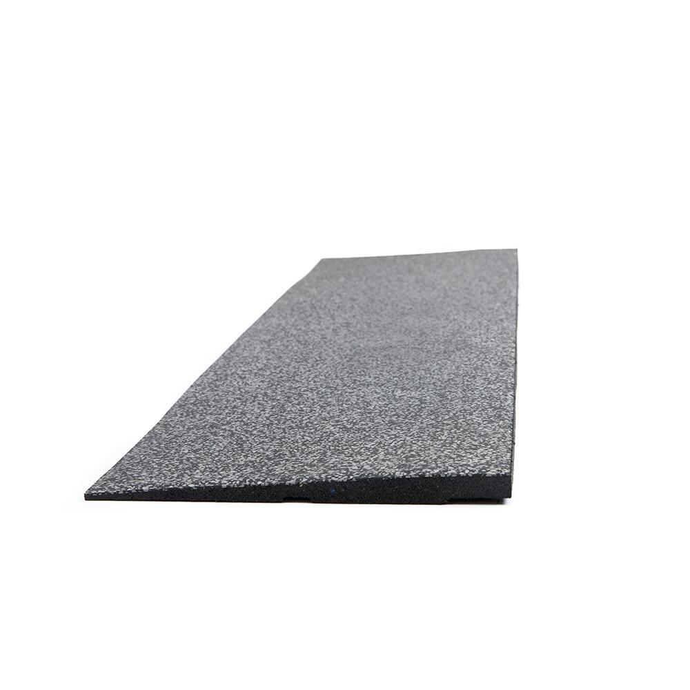 Rubber rand sportvloer 'STONE' - 100x25 cm - 20 mm - Middengrijs 7/7