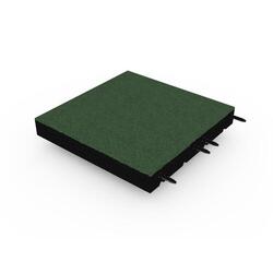 Dalle Caoutchouc 75mm - 50x50 cm - Vert - Fixation trou d'épingle