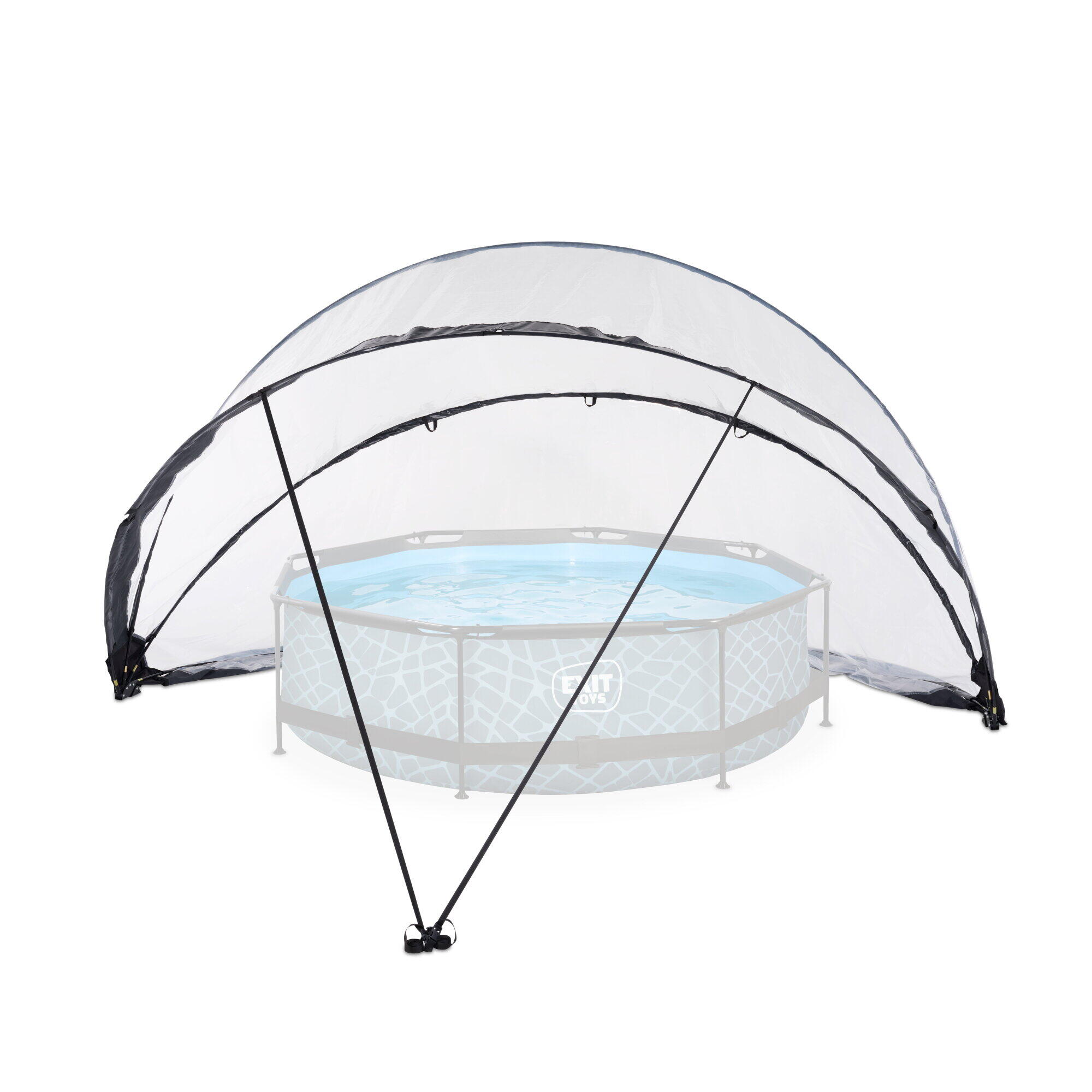Exit Toys - Ground Dome 15 Ft - Bâche Piscine - Incolore - 46 Cm - Decathlon