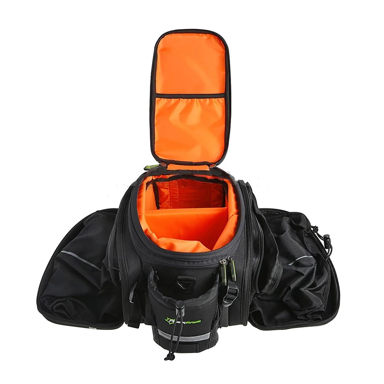 Sacoche de porte-bagages arrière pour vélo, extensible à 35 L 3/7