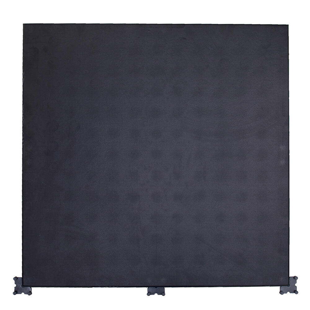Gresie sport neagră 100x100 cm - Conector - 20 mm - EPDM / SBR 5/5