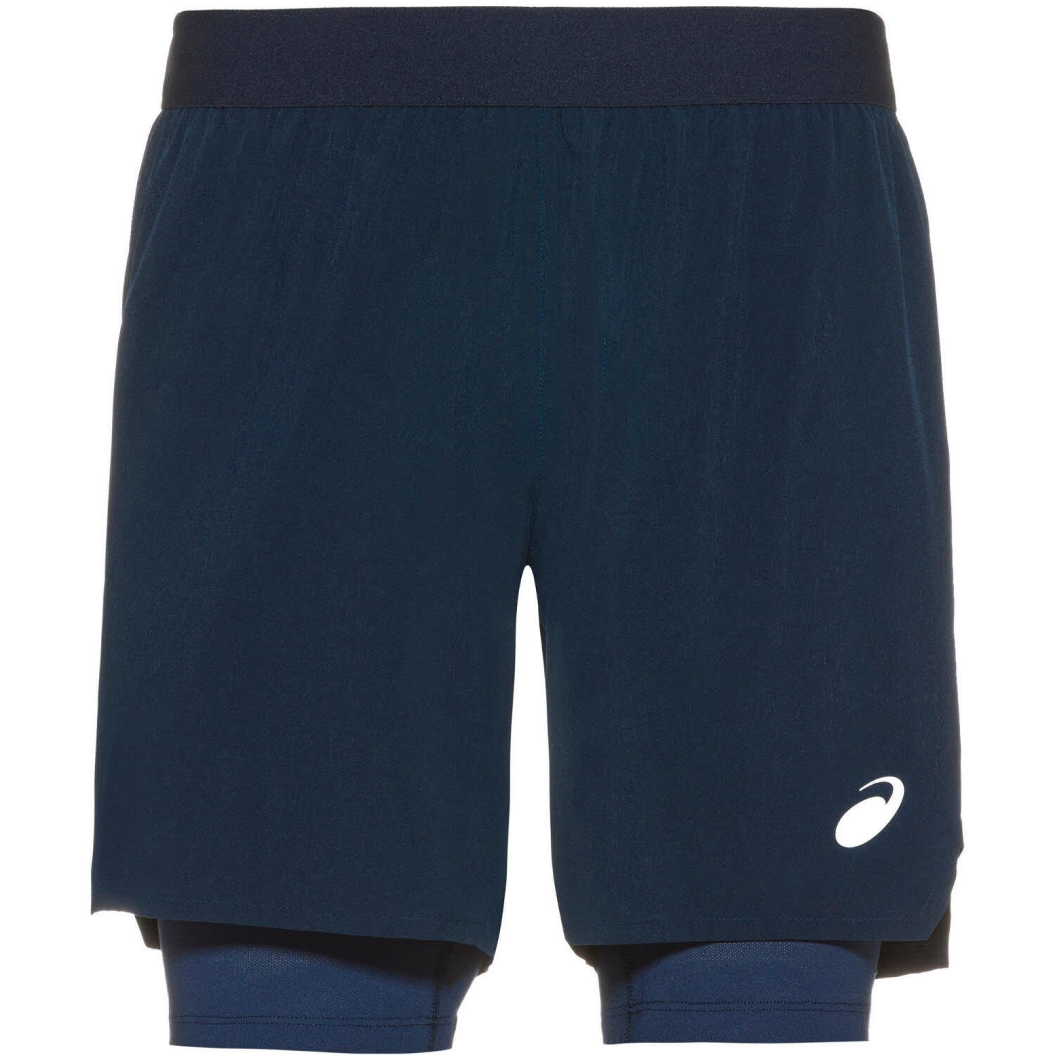 ASICS Mens 2 in 1 7in Road Shorts