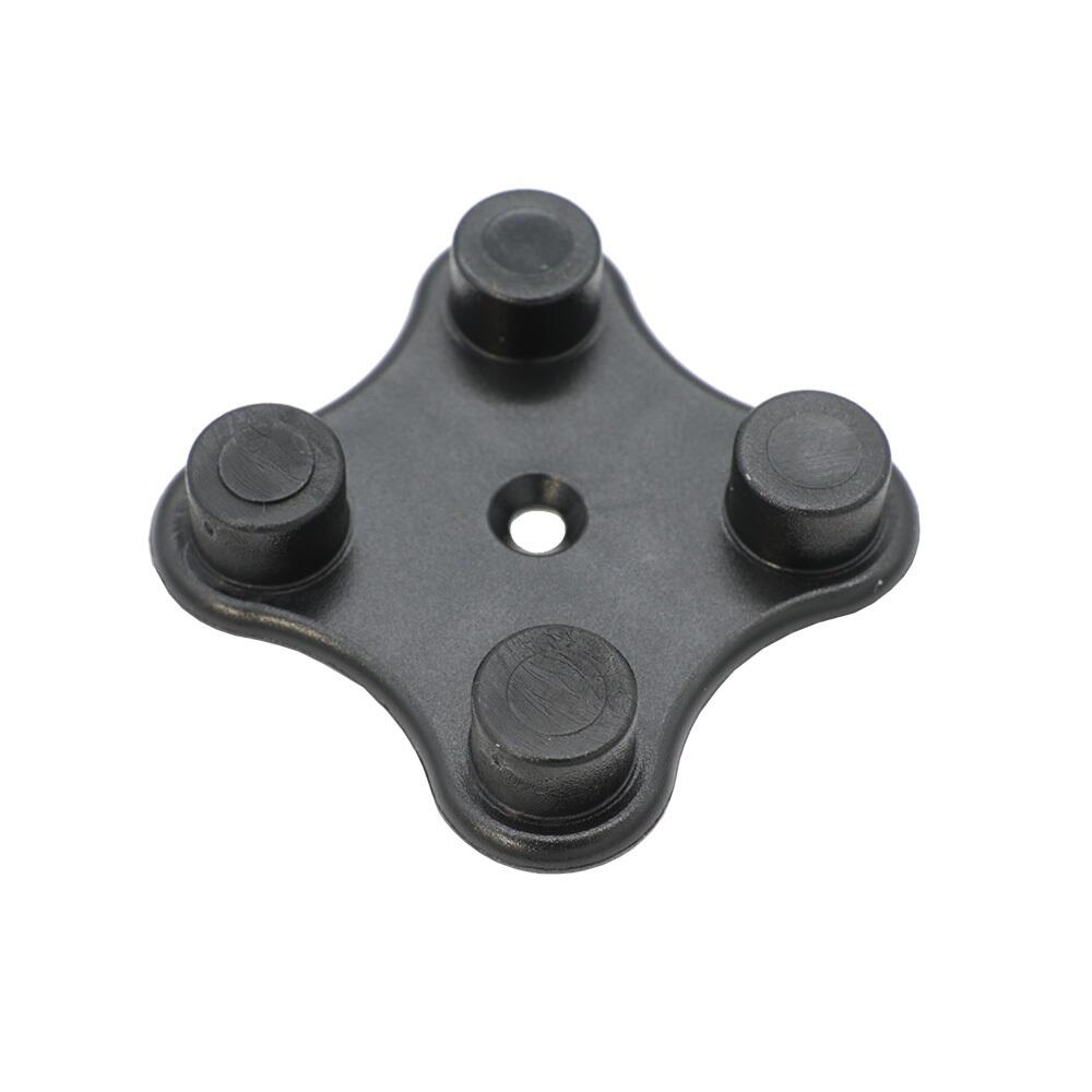 Sportvloer Connector - Zwart - voor rubber sportvloertegels van 20 mm 5/7