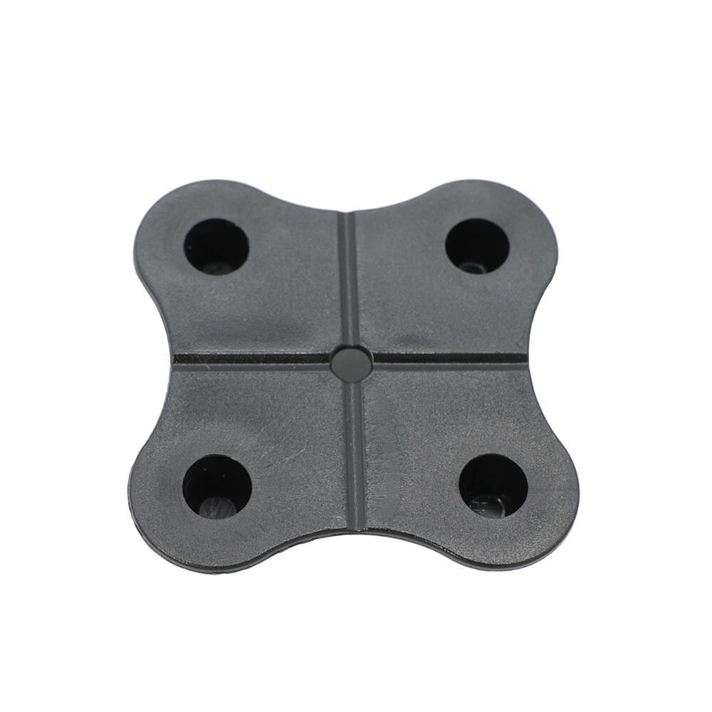 Sportvloer Connector - Zwart - voor rubber sportvloertegels van 20 mm 3/7
