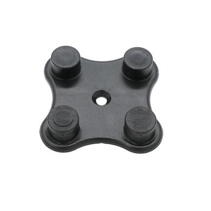Sportbodenverbinder – Schwarz – für 20 mm Gummi-Sportbodenfliesen