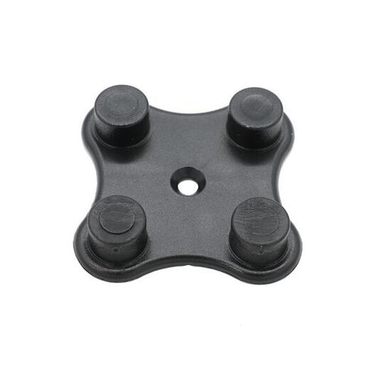 Sportbodenverbinder – Schwarz – für 20 mm Gummi-Sportbodenfliesen