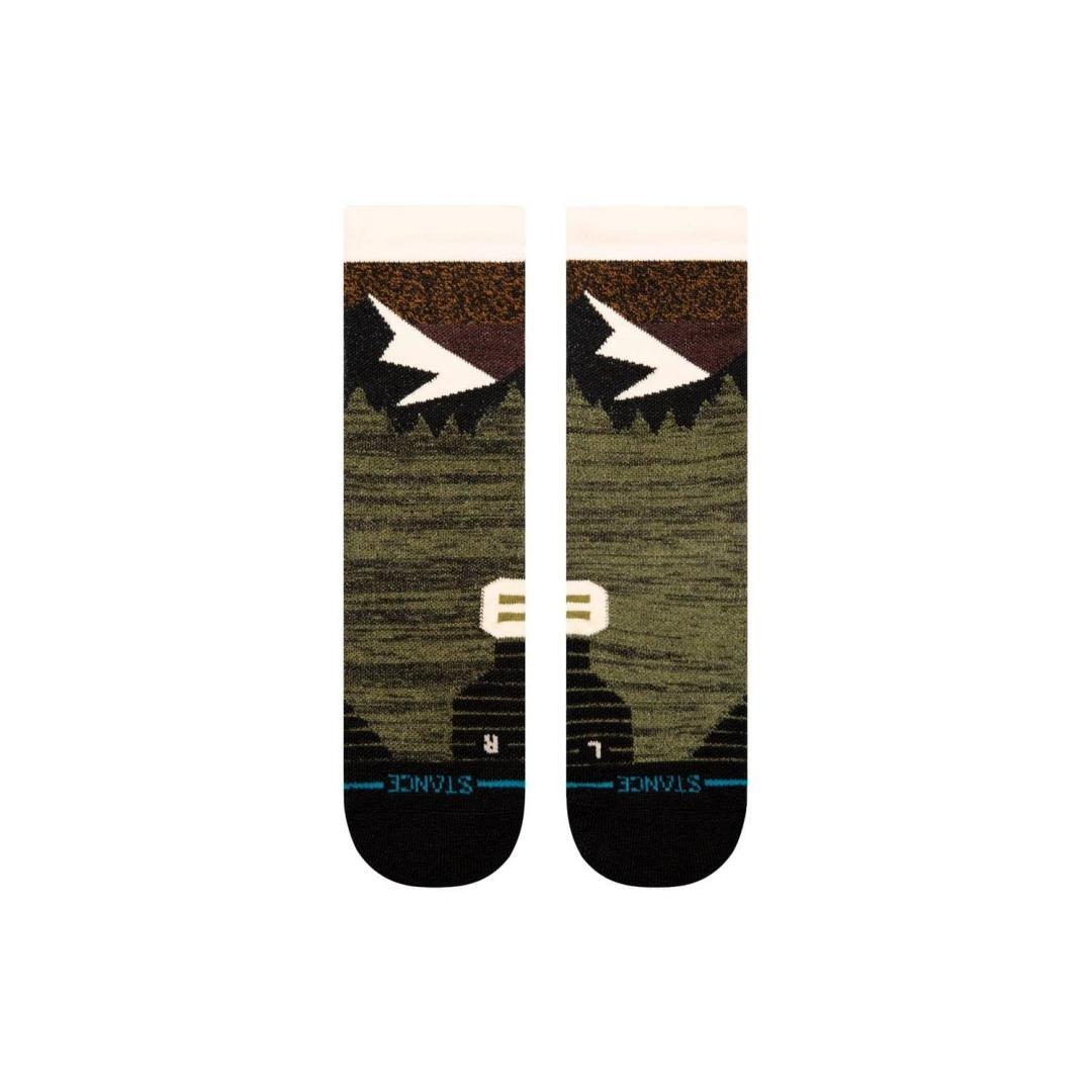 Meias Stance Mid wool Verde. 2/4