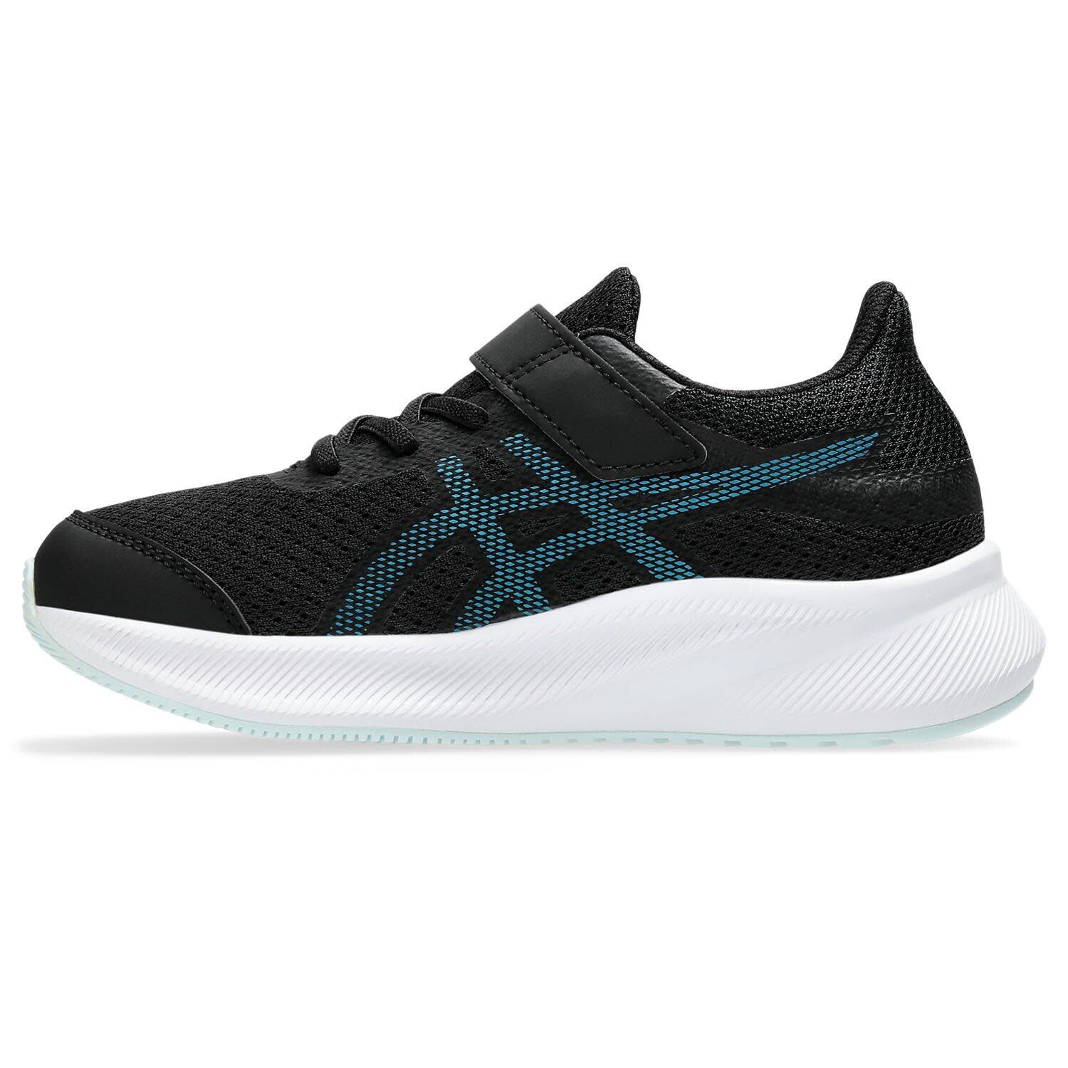 Calcado De Corrida Crianças, Unissex - ASICS Patriot 13 PS - Black/TealBlue 7/7